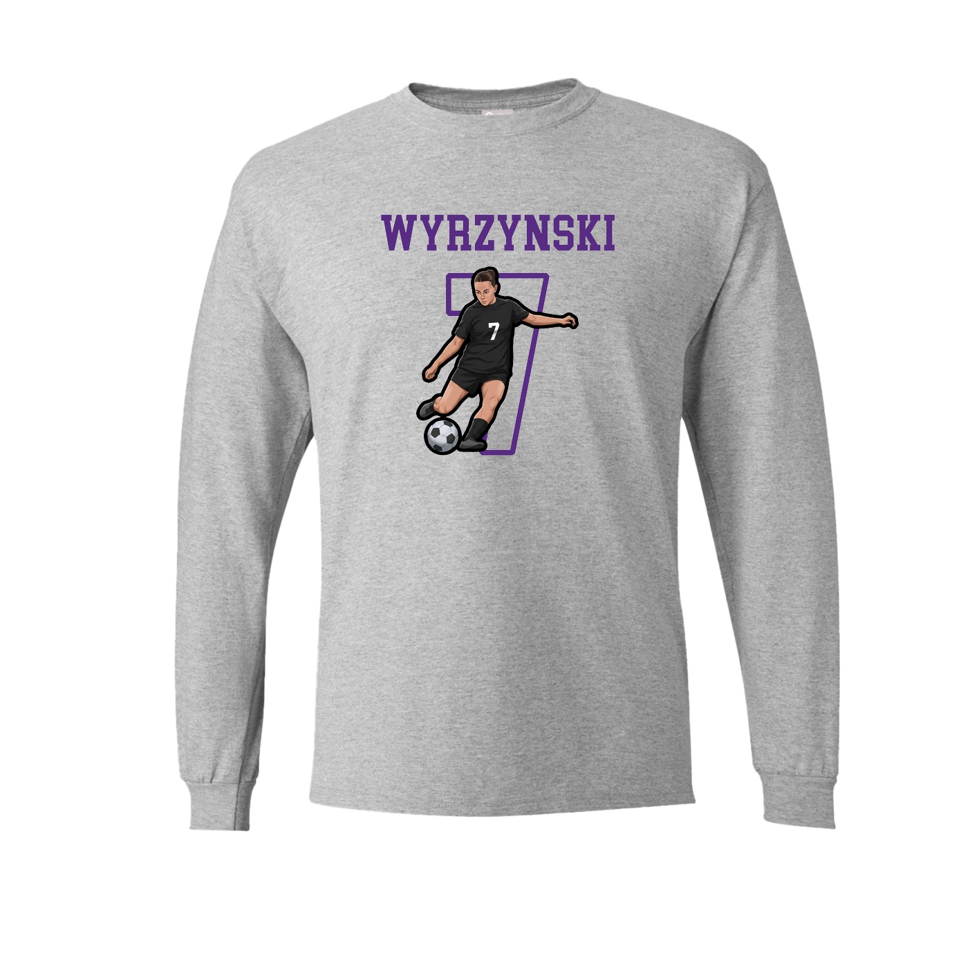 Long Sleeve Tee — Shirsey in Grey