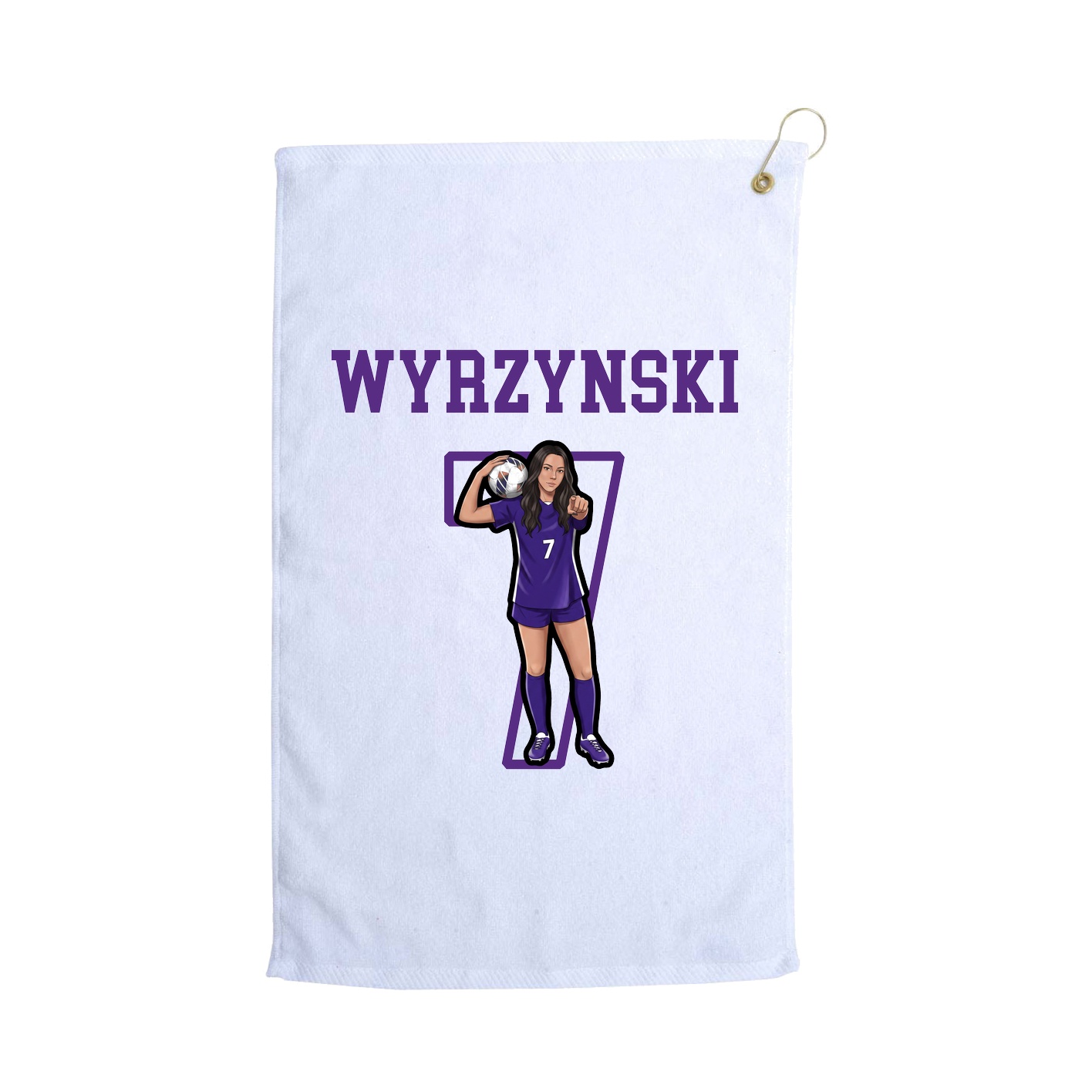 Golf Towel — Shirsey in White