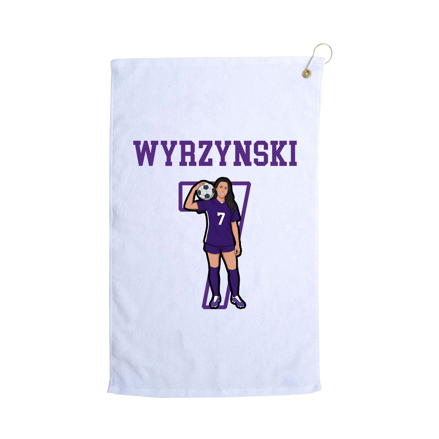 Golf Towel — Shirsey in White