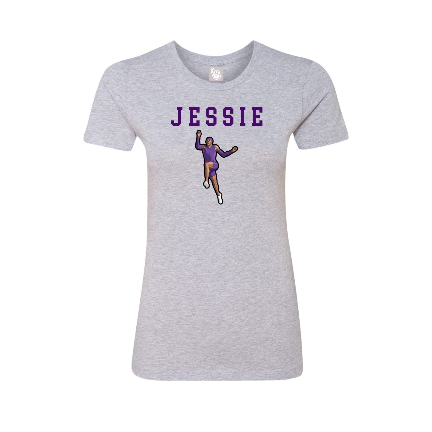 Fitted Women's Tee — Shirsey in Grey