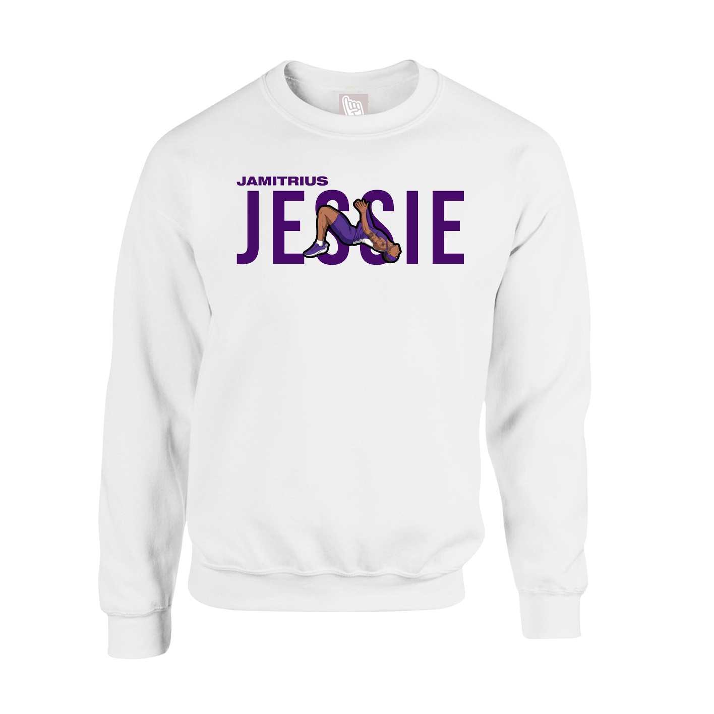 Fleece Crew — Player Name in White