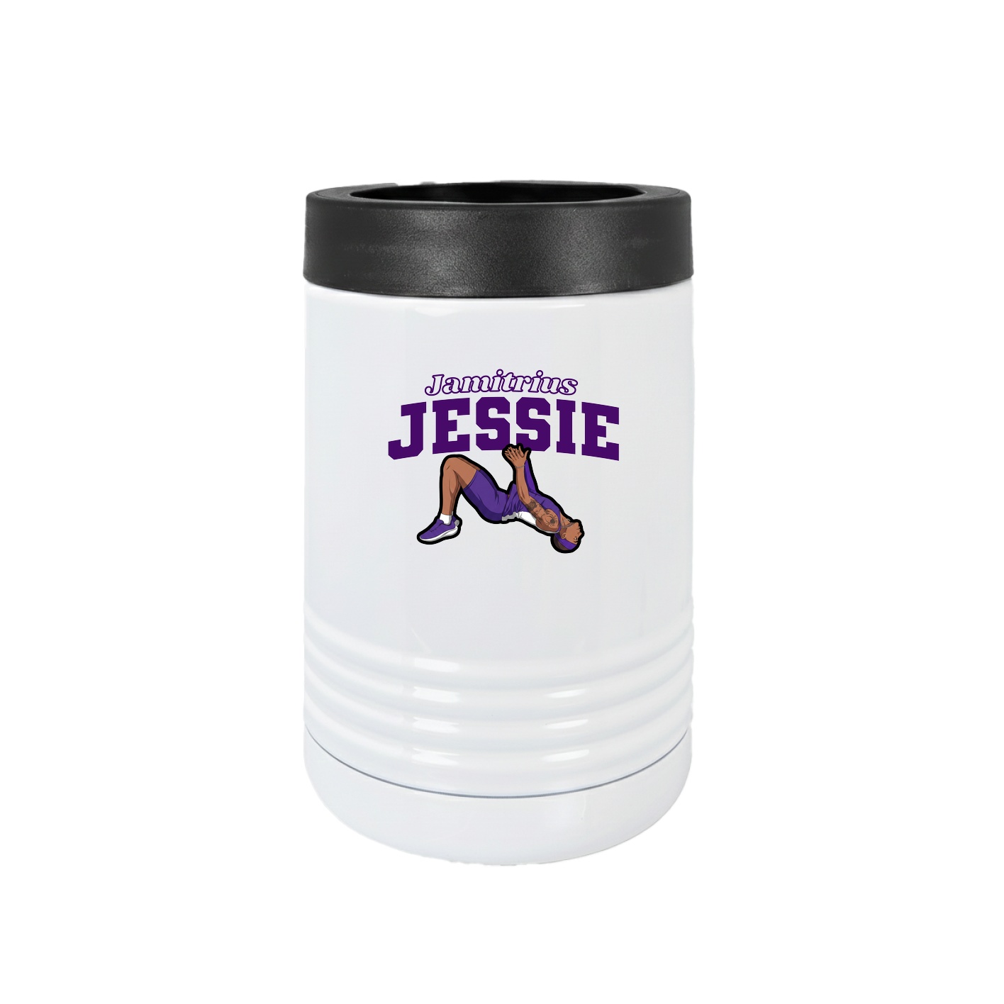Beverage Holder — Name Arch in White