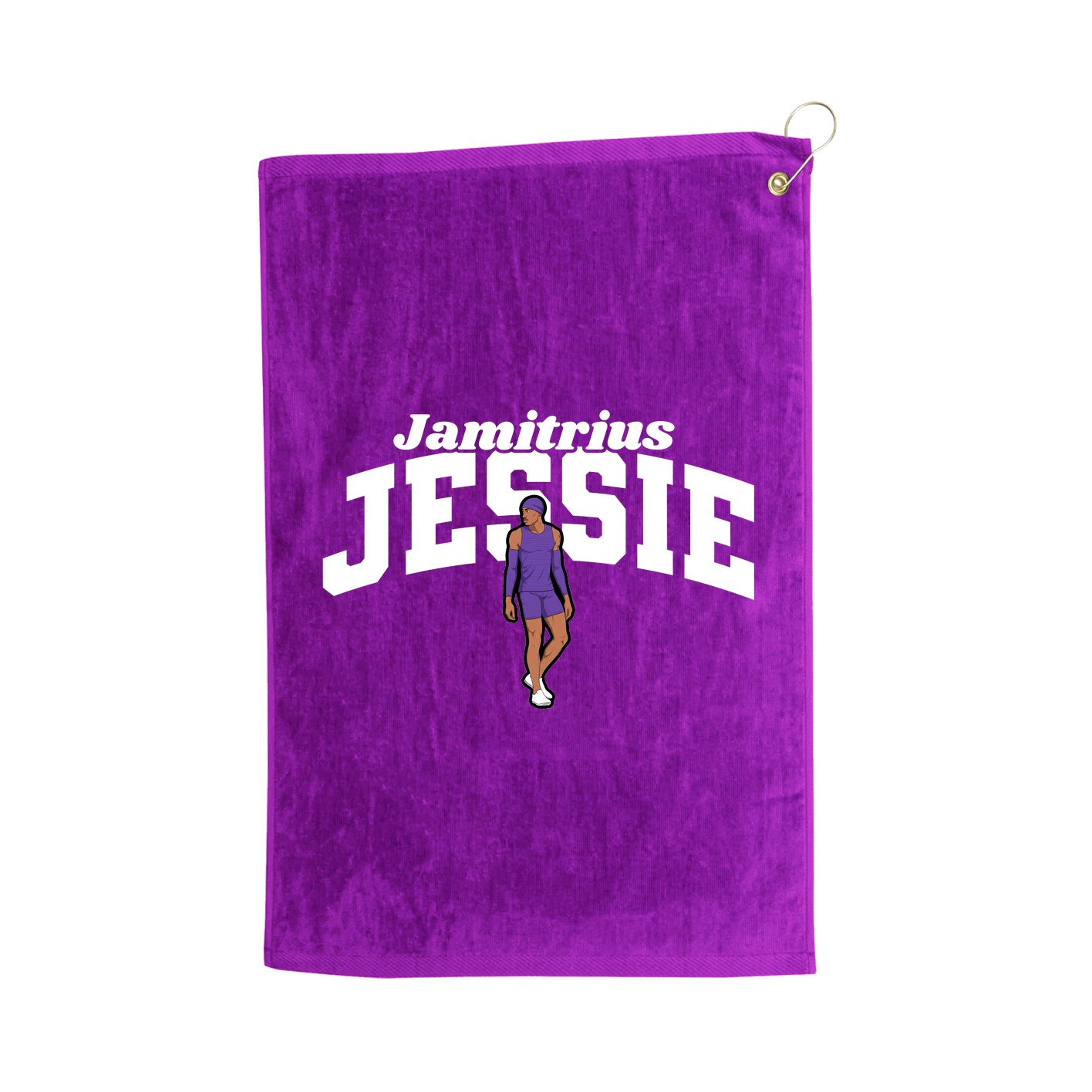 Golf Towel — Signature Arch in Purple