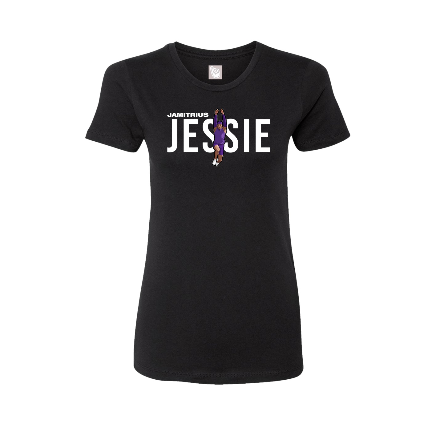 Womens Tee — Player Name in Black