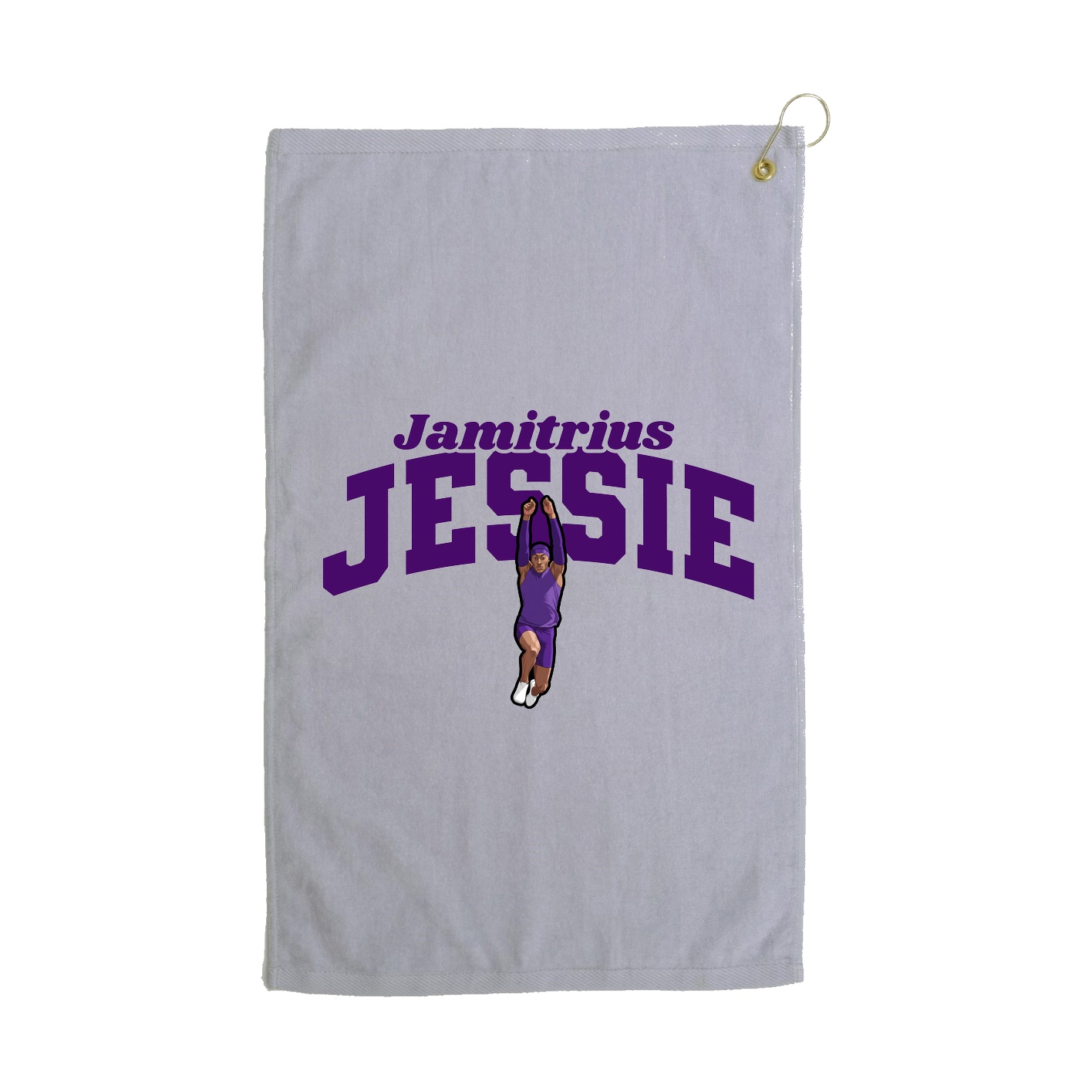 Golf Towel — Signature Arch in Grey