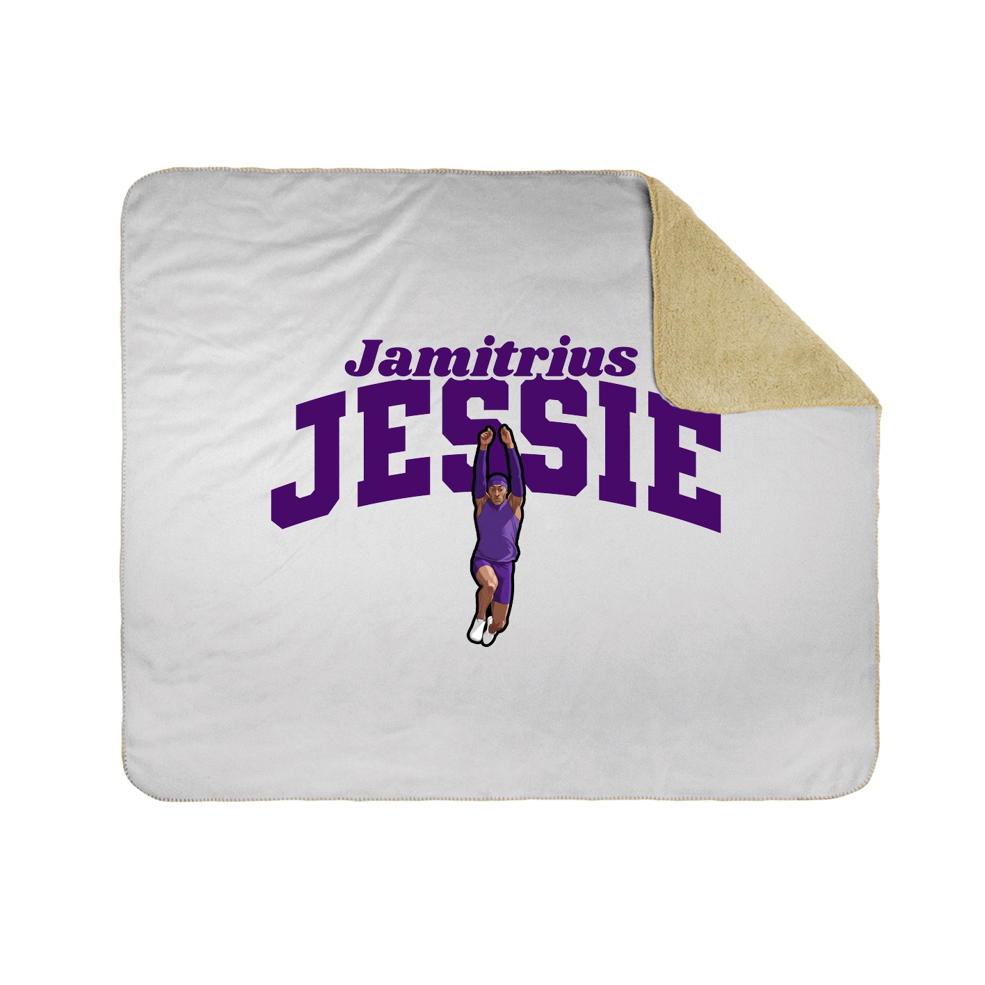 Throw Blanket — Signature Arch in White