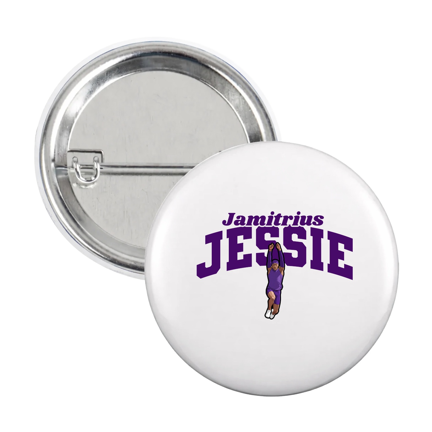 Game Day Button — Signature Arch in White