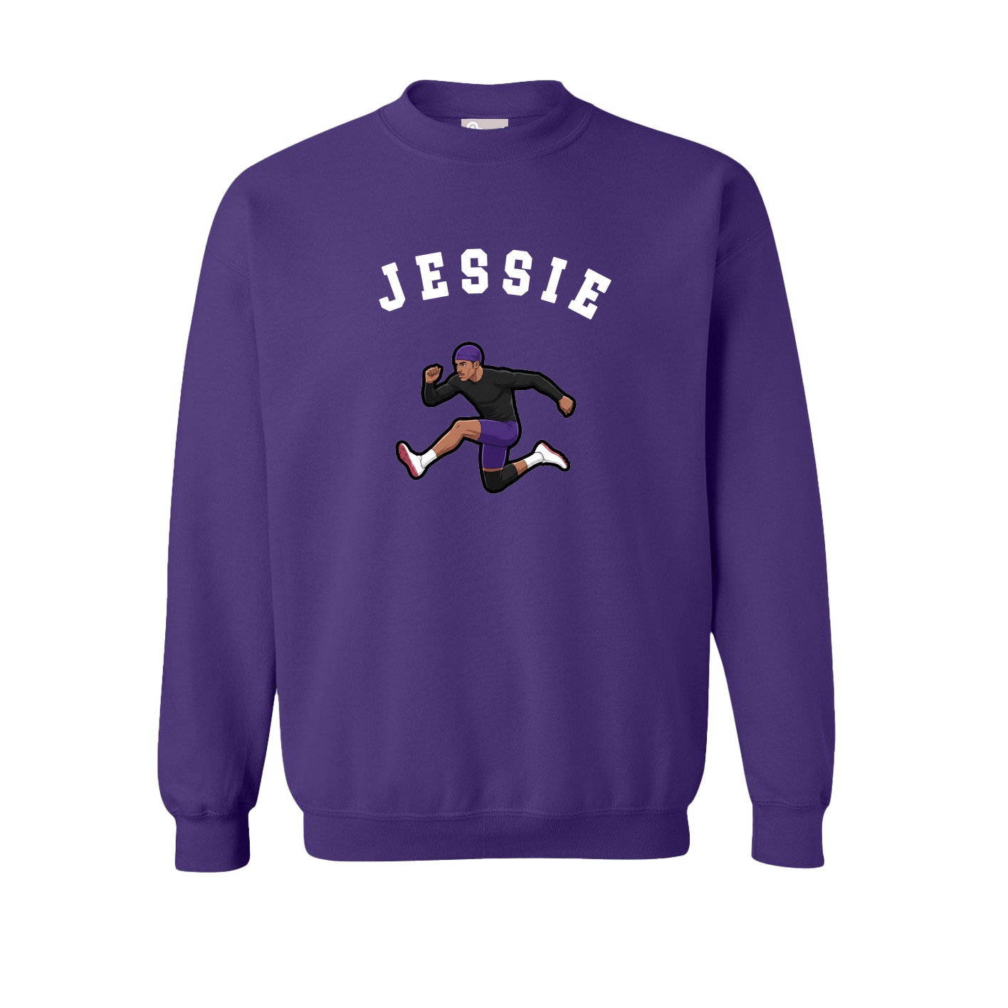 Fleece Crew — Shirsey Arch in Purple