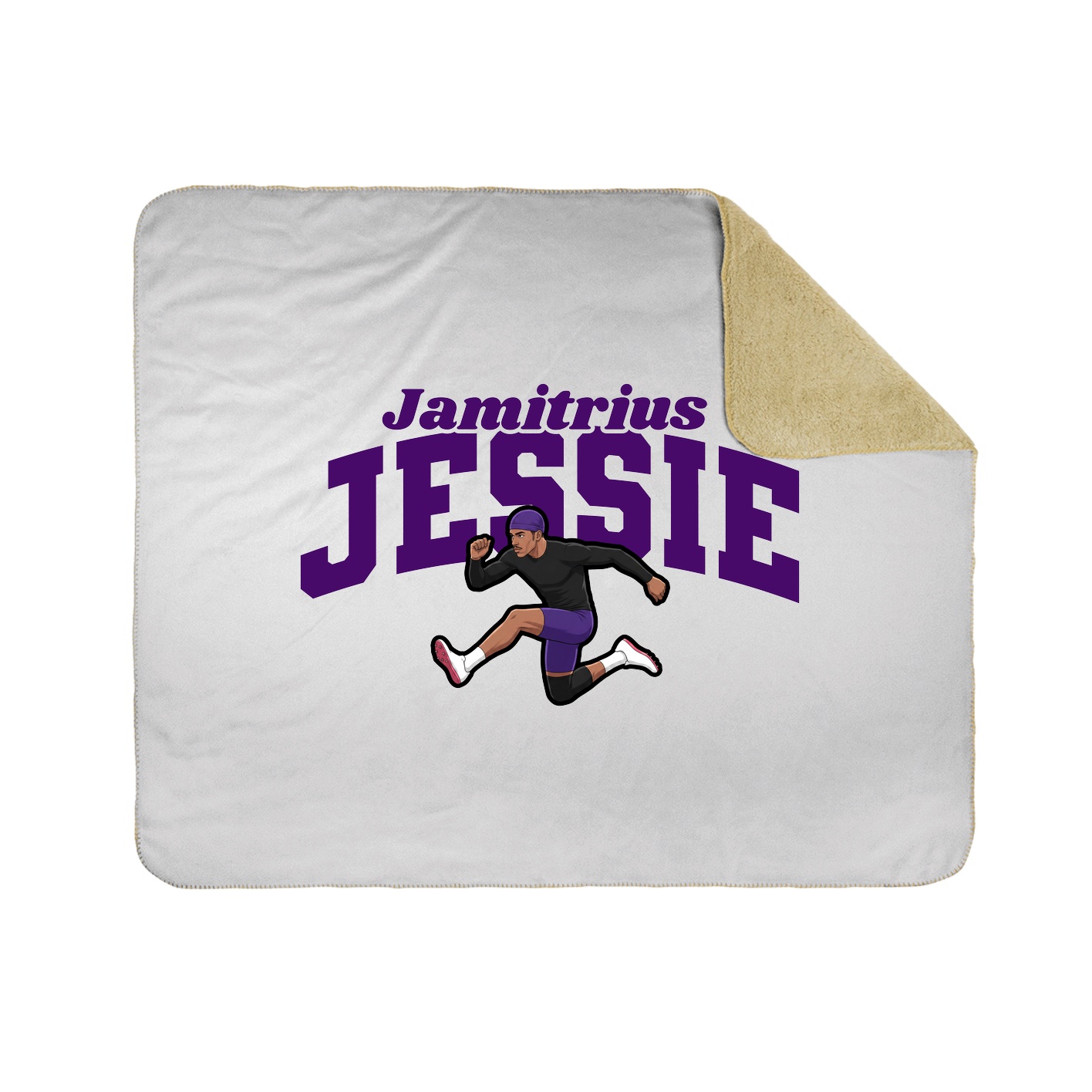 Throw Blanket — Signature Arch in White