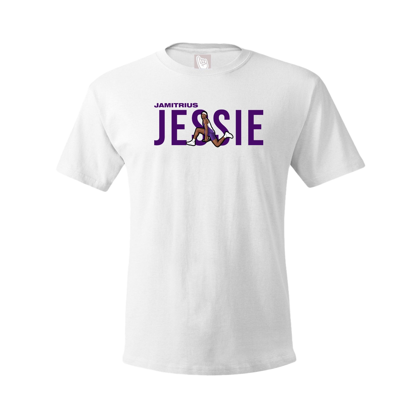Youth Tee — Player Name in White