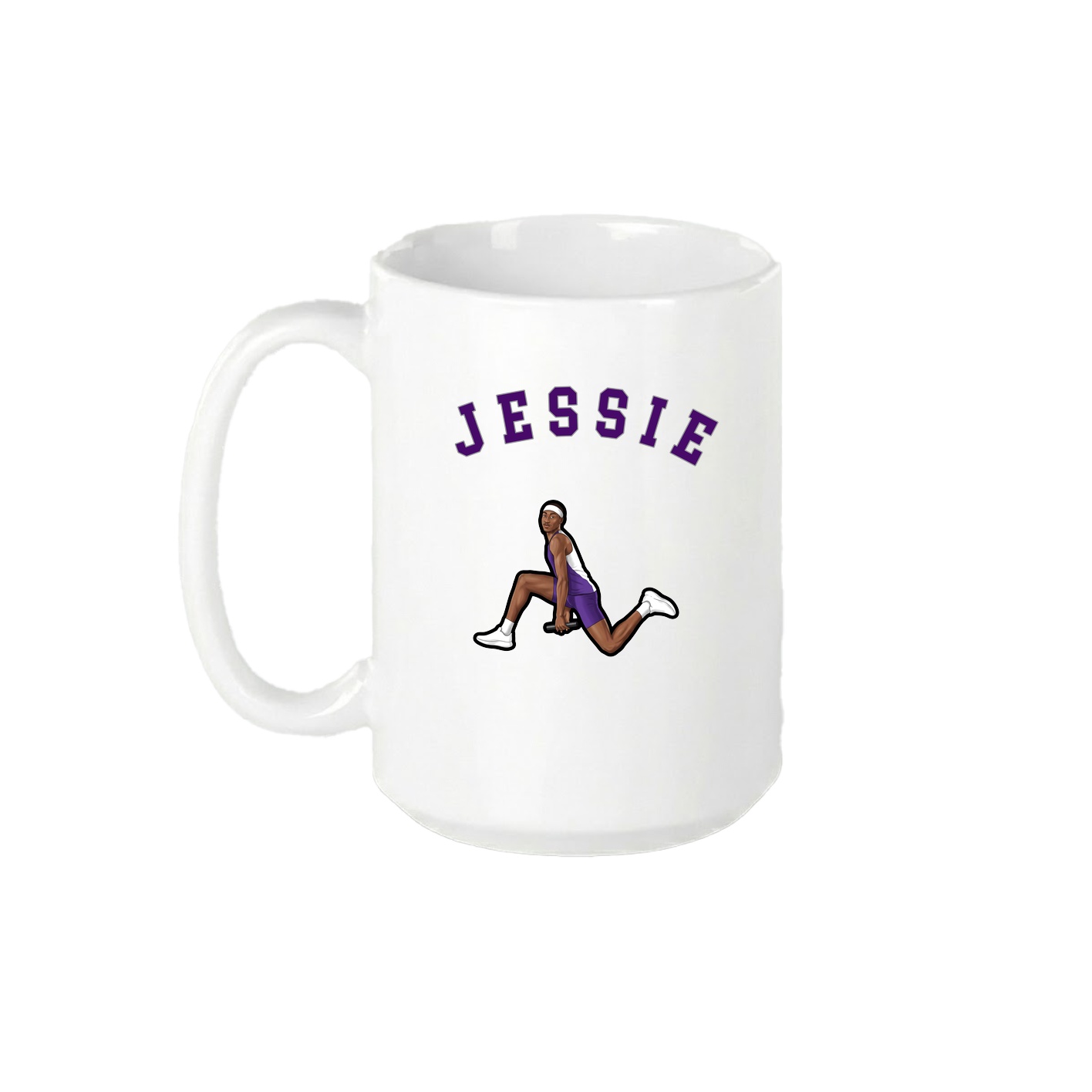 15oz Coffee Mug — Shirsey Arch in White