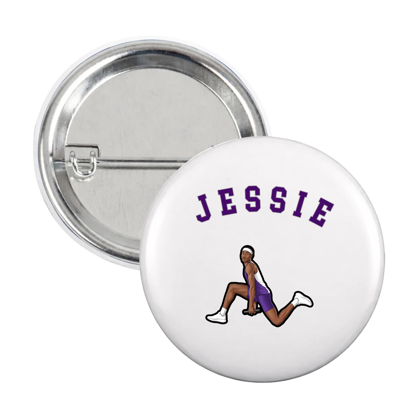 Game Day Button — Shirsey Arch in White