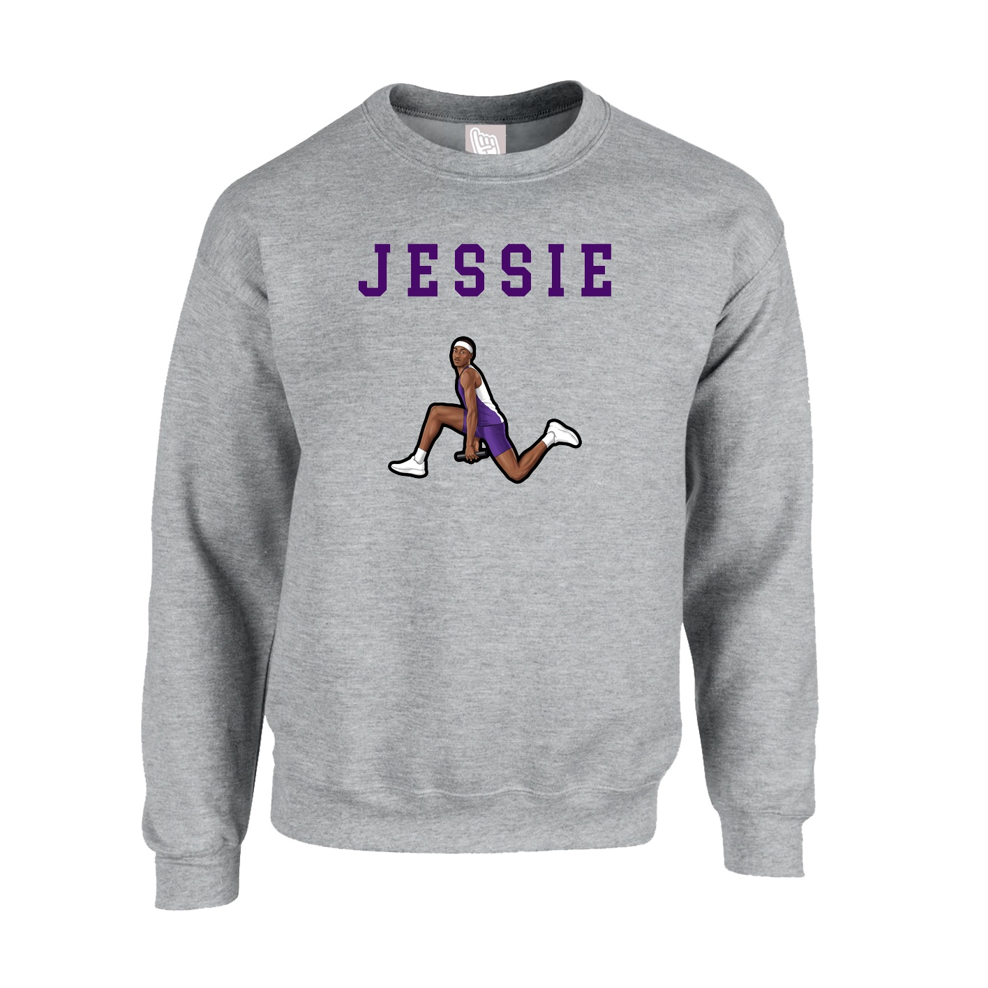 Fleece Crew — Shirsey in Grey
