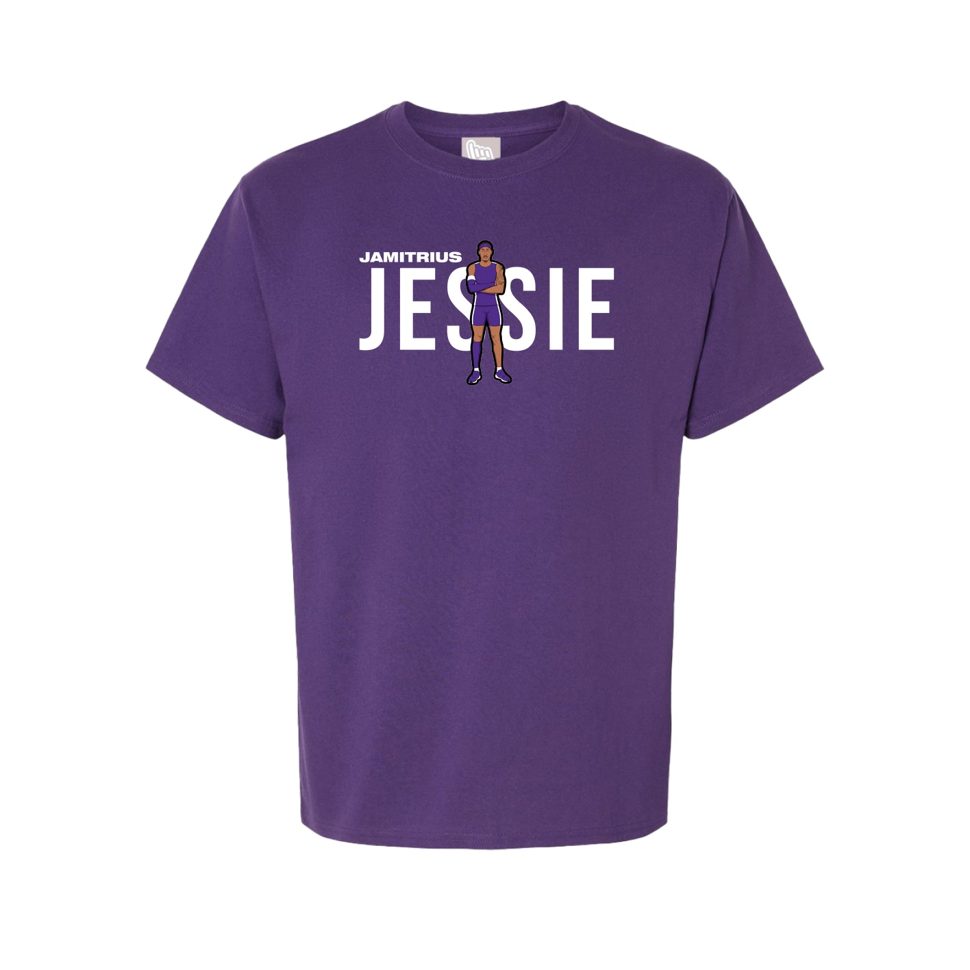 Youth Tee — Player Name in Purple