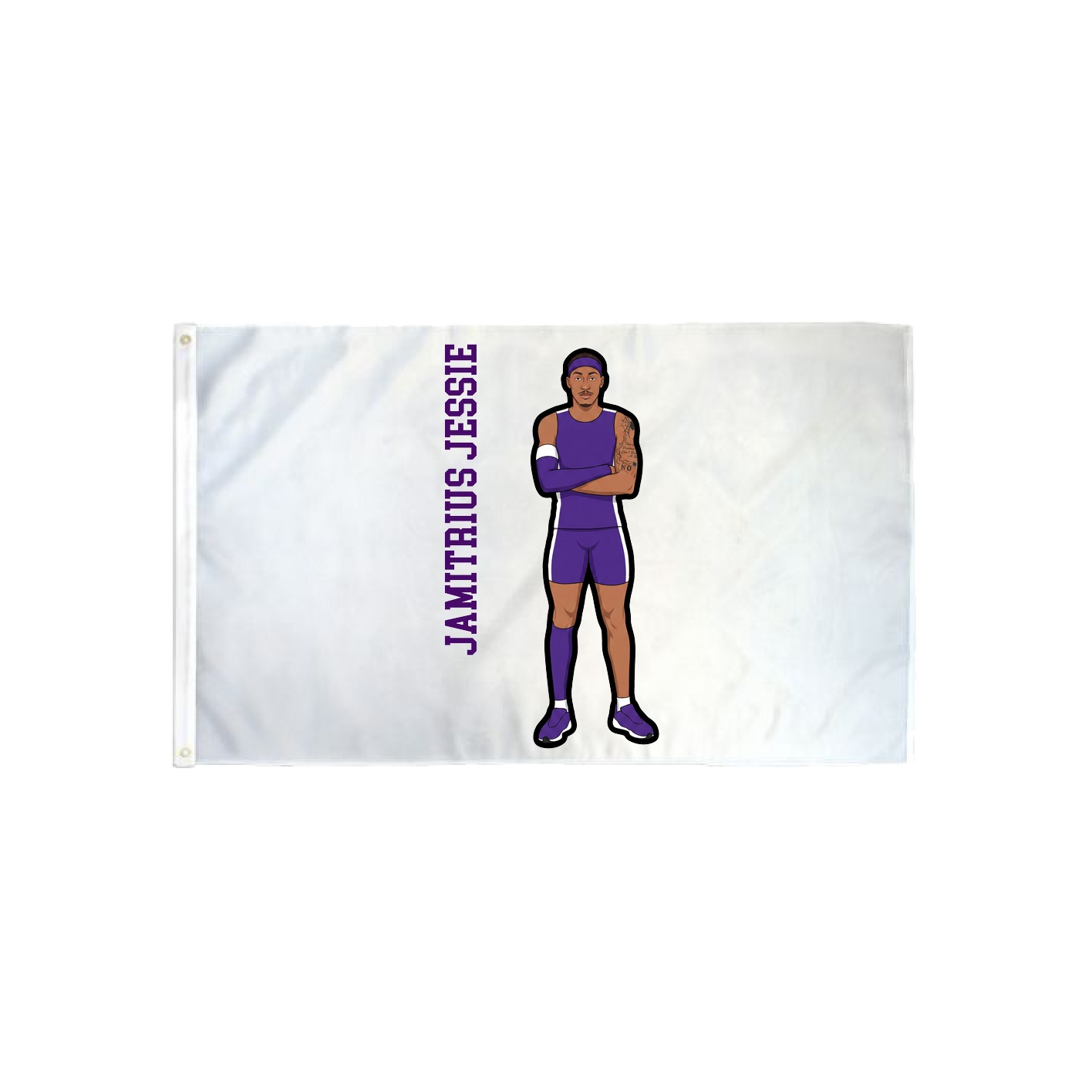 3x5 Flag — Name Vertical in Classic