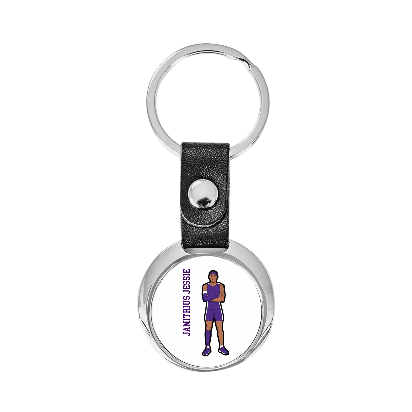 Key Chain — Name Vertical in Classic