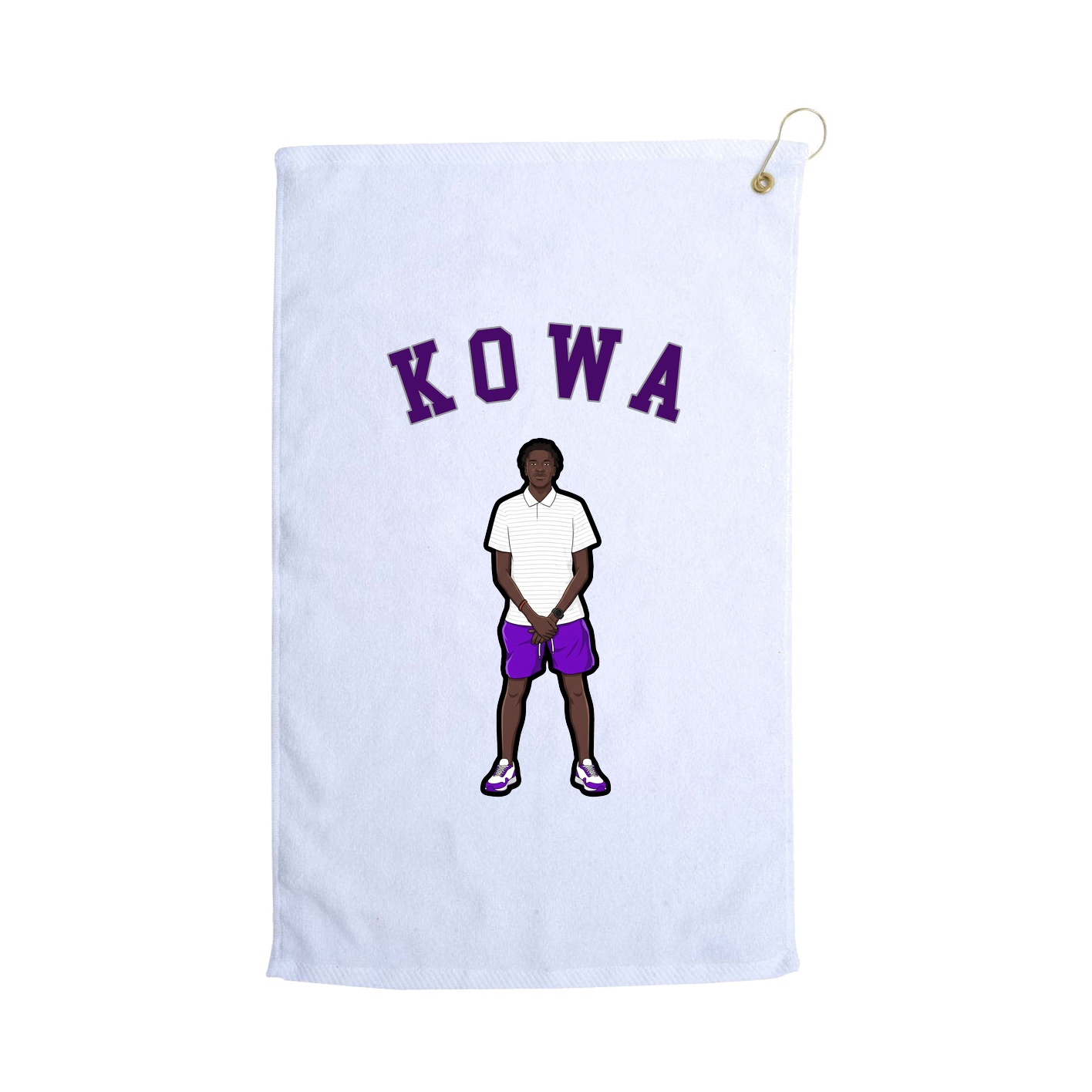 Golf Towel — Shirsey Arch in White