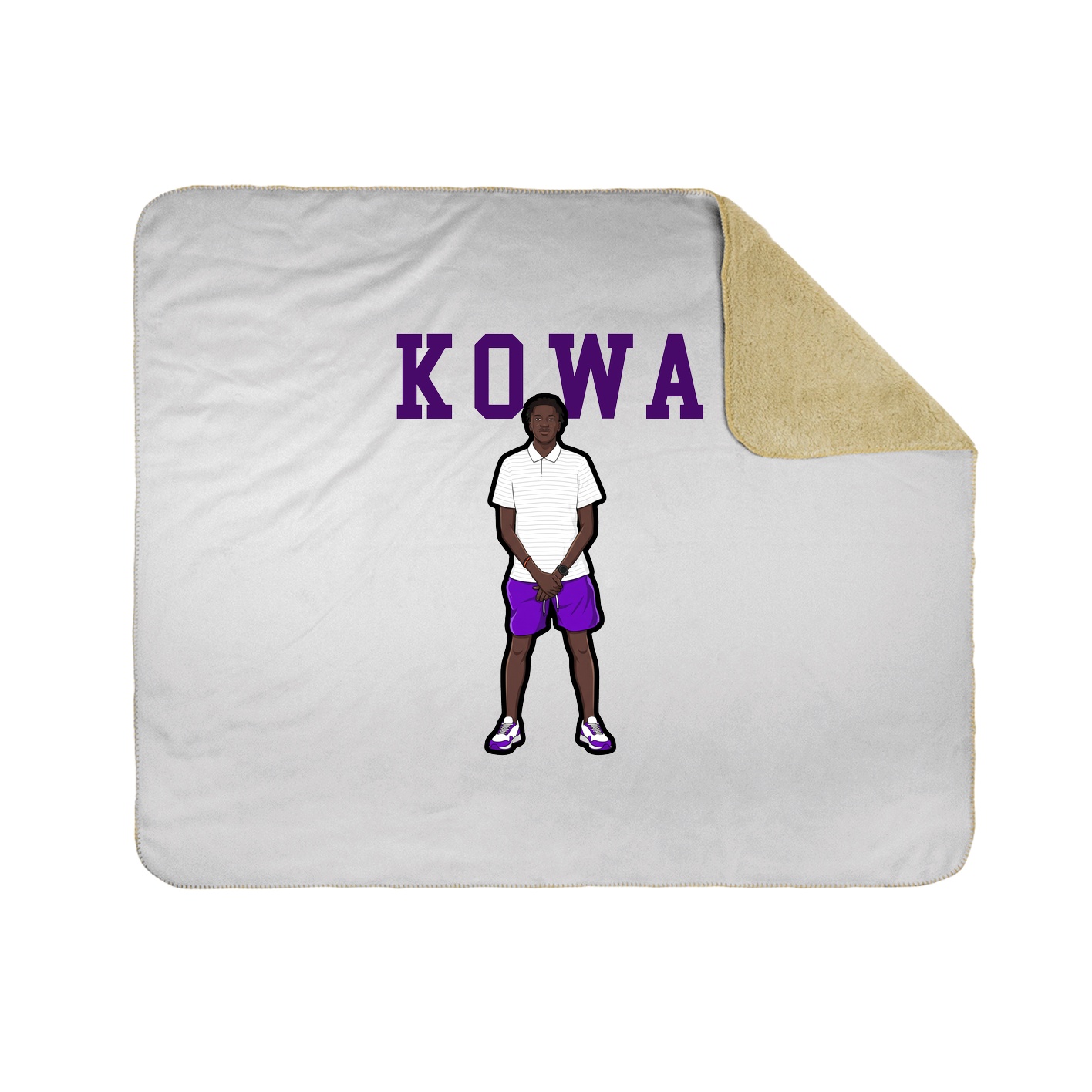 Throw Blanket — Shirsey in White