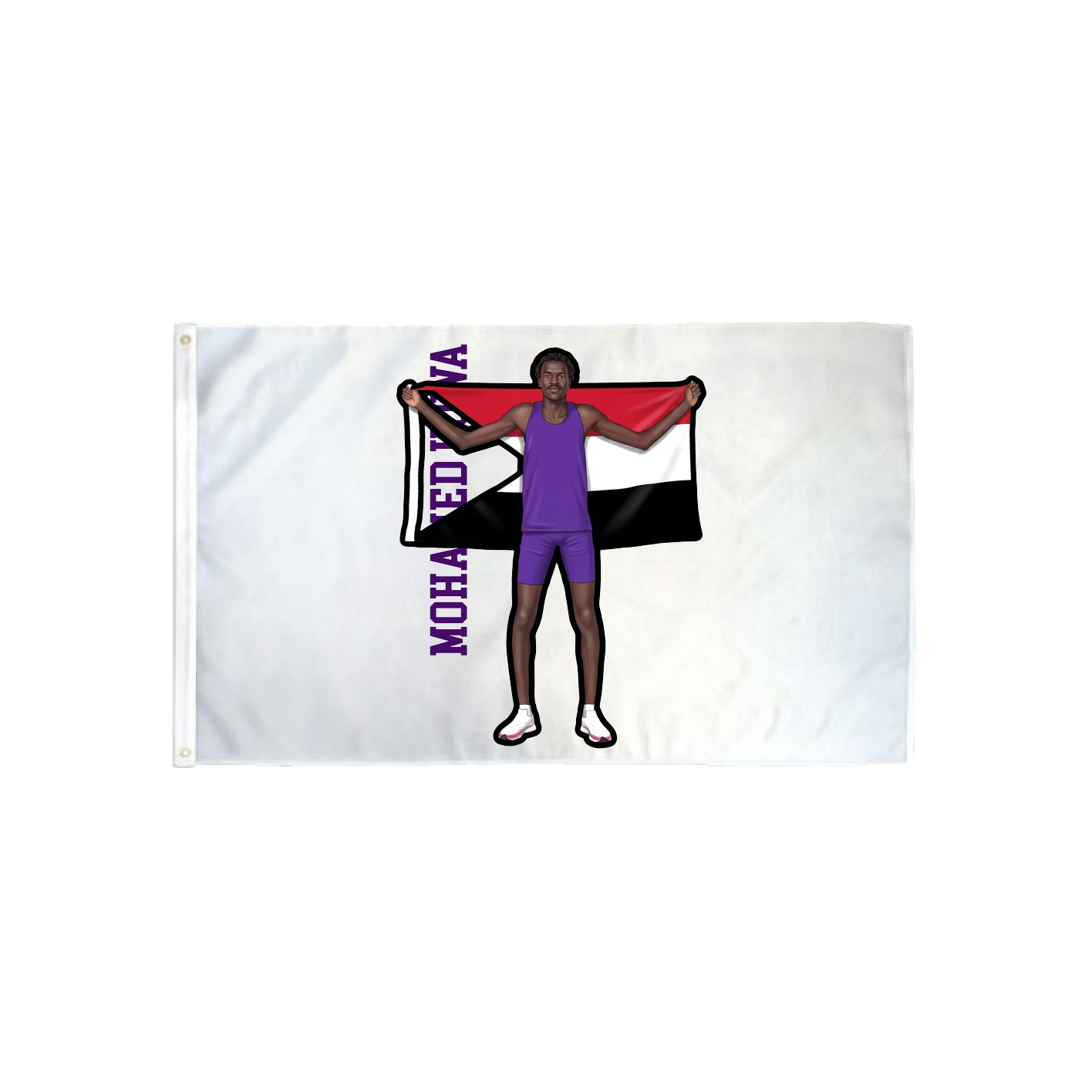 3x5 Flag — Name Vertical in Classic