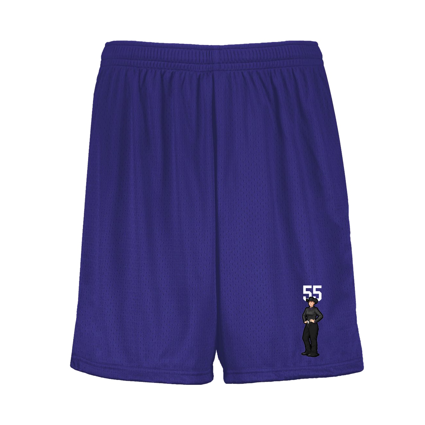 Shorts — Number Top in Purple