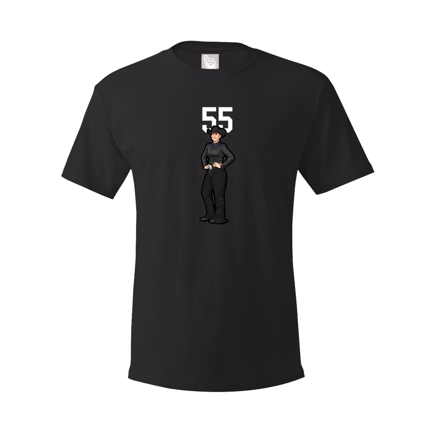 Tee — Number Top in Black