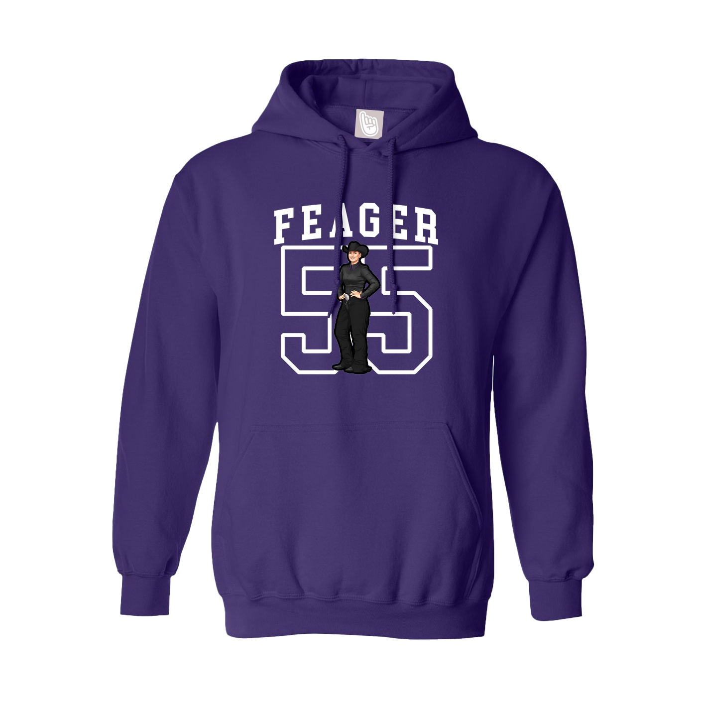 Hoodie — Shirsey in Purple