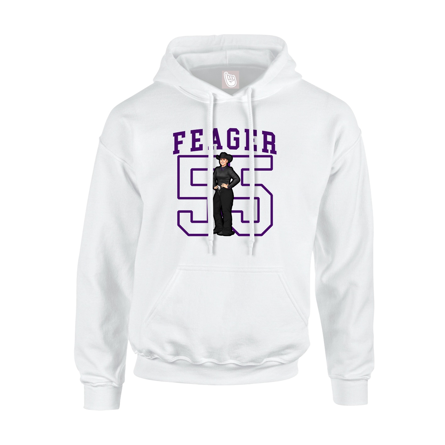 Youth Hoodie — Shirsey in White