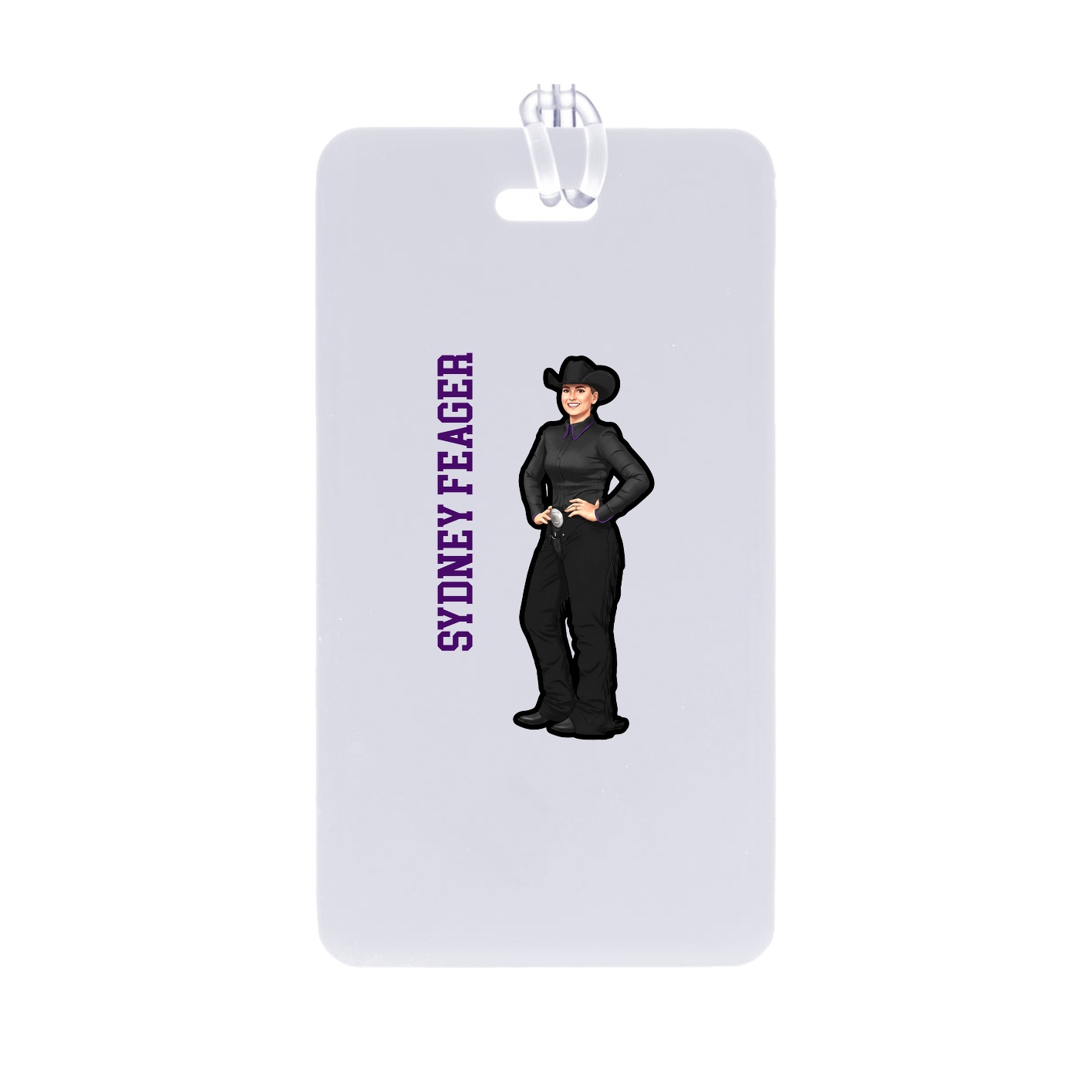 Bag Tag — Name Vertical in Classic