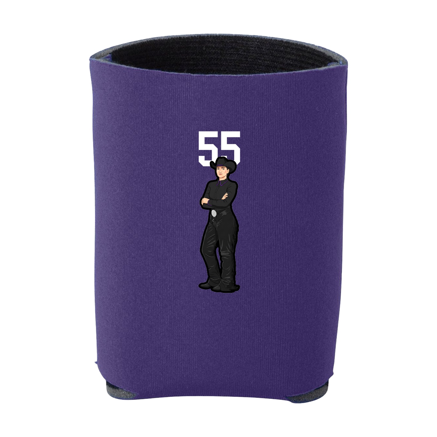 Can Holder — Number Top in Purple