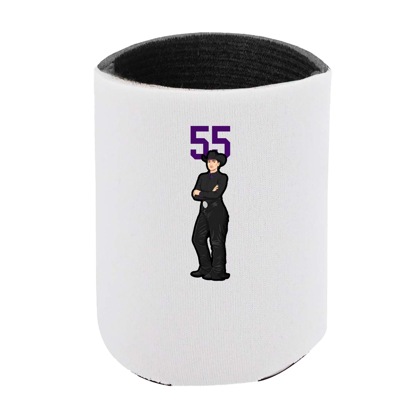 Can Holder — Number Top in White