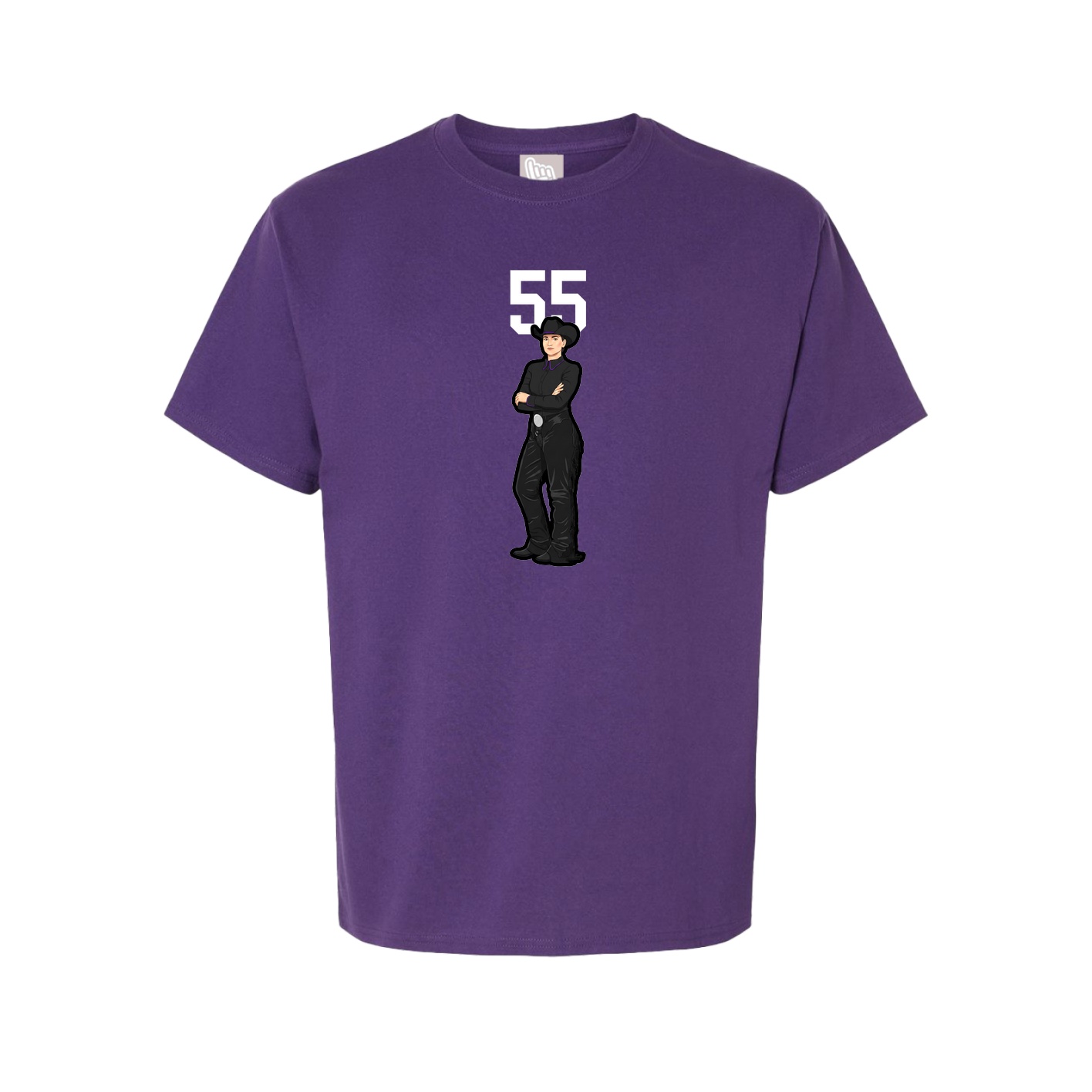 Tee — Number Top in Purple