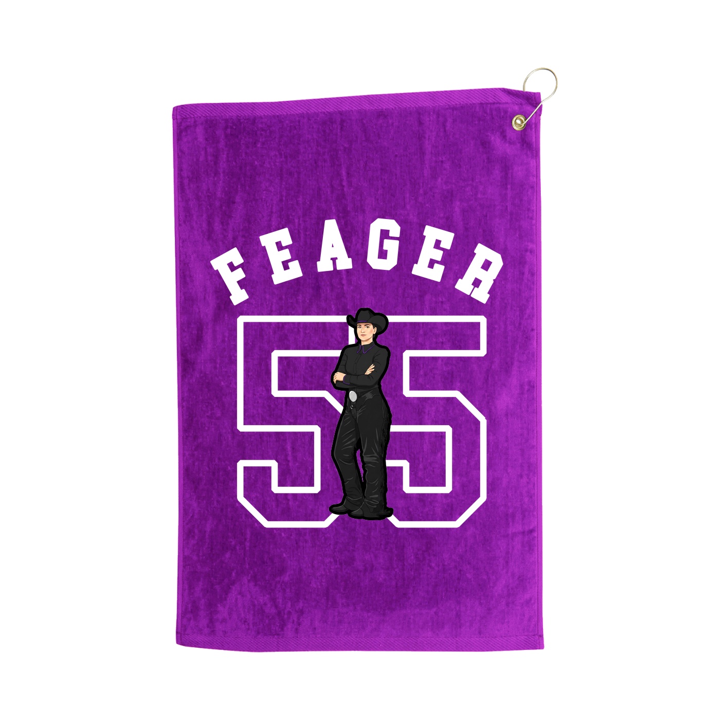Golf Towel — Shirsey Arch in Purple