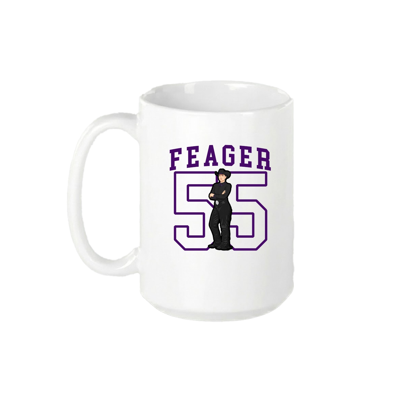 15oz Coffee Mug — Shirsey in White
