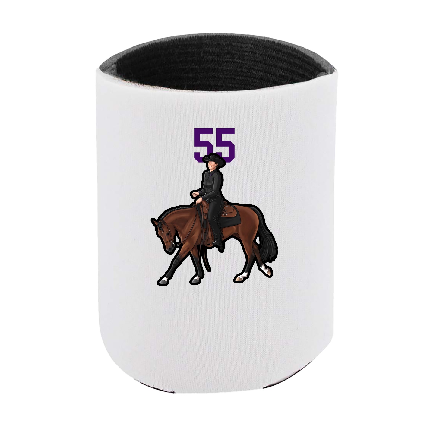 Can Holder — Number Top in White