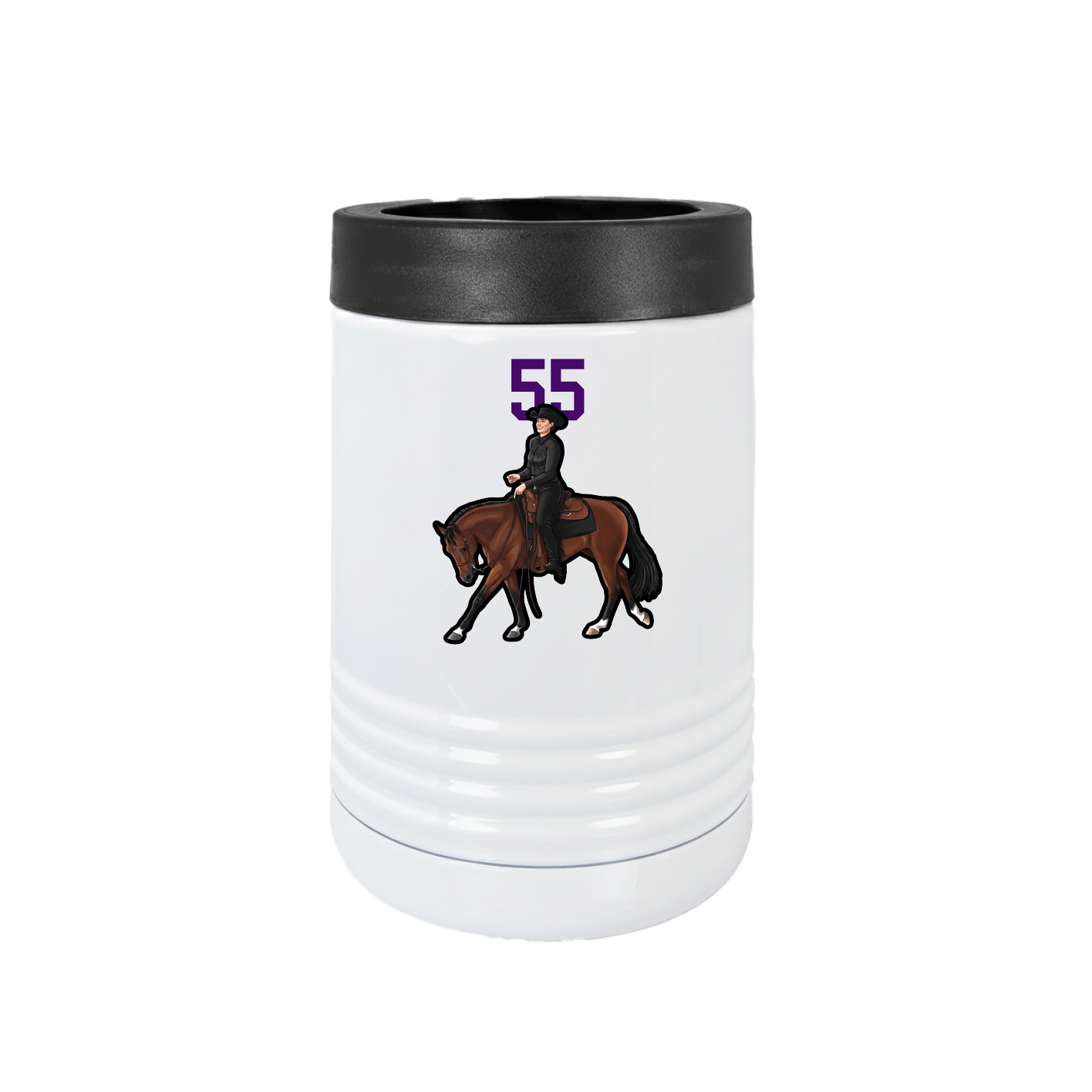 Beverage Holder — Number Top in White