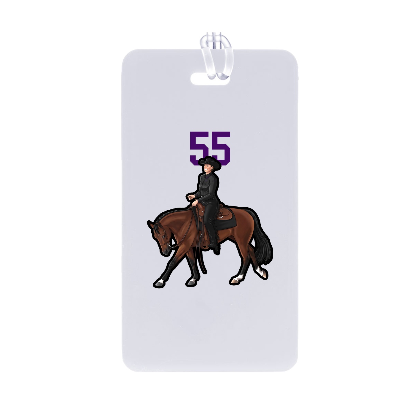 Bag Tag — Number Top in Classic