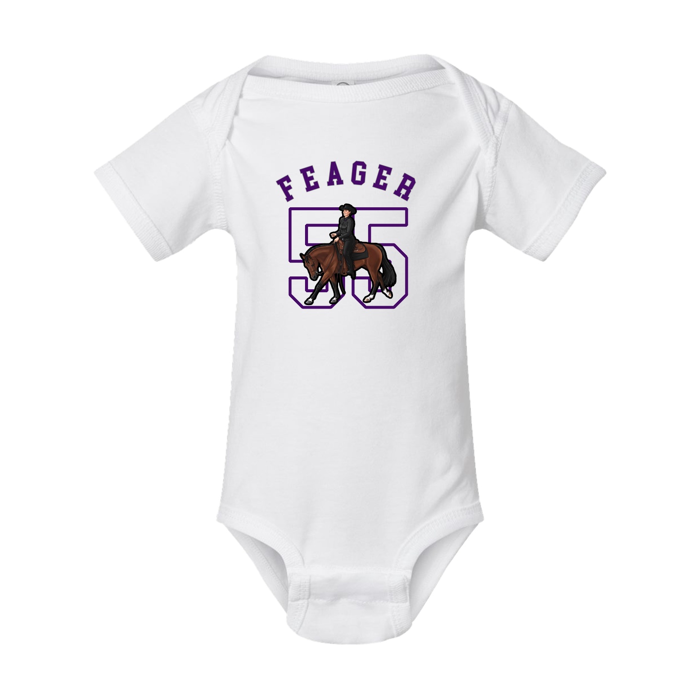 Baby Onesie — Shirsey Arch in White