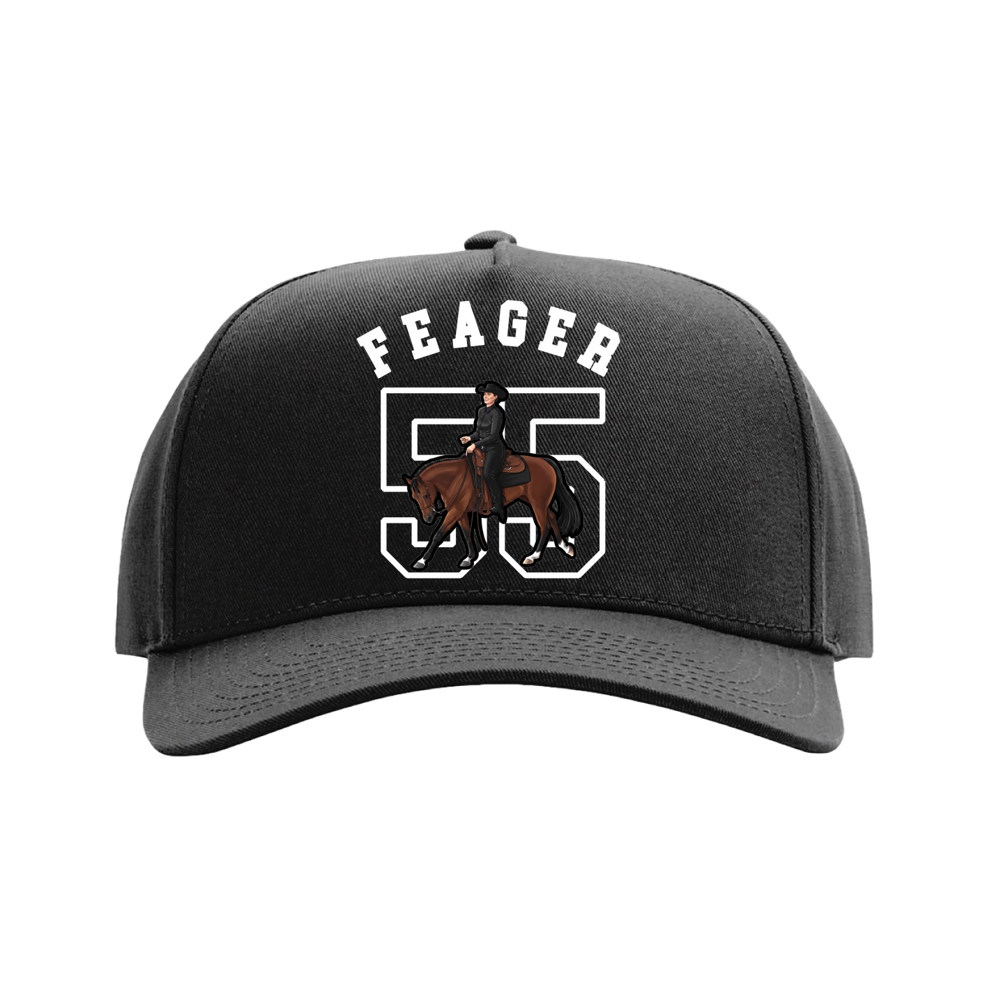 Full Fabric Five-Panel Champ Cap
