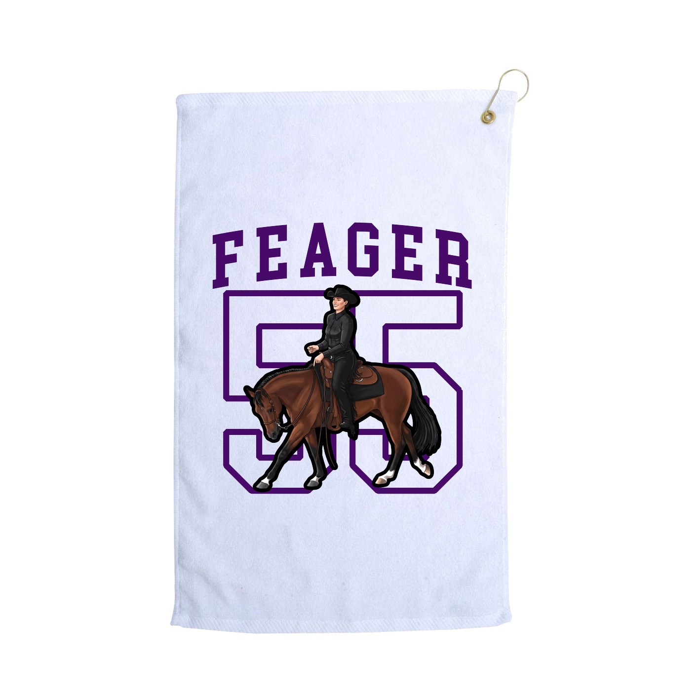 Golf Towel — Shirsey in White