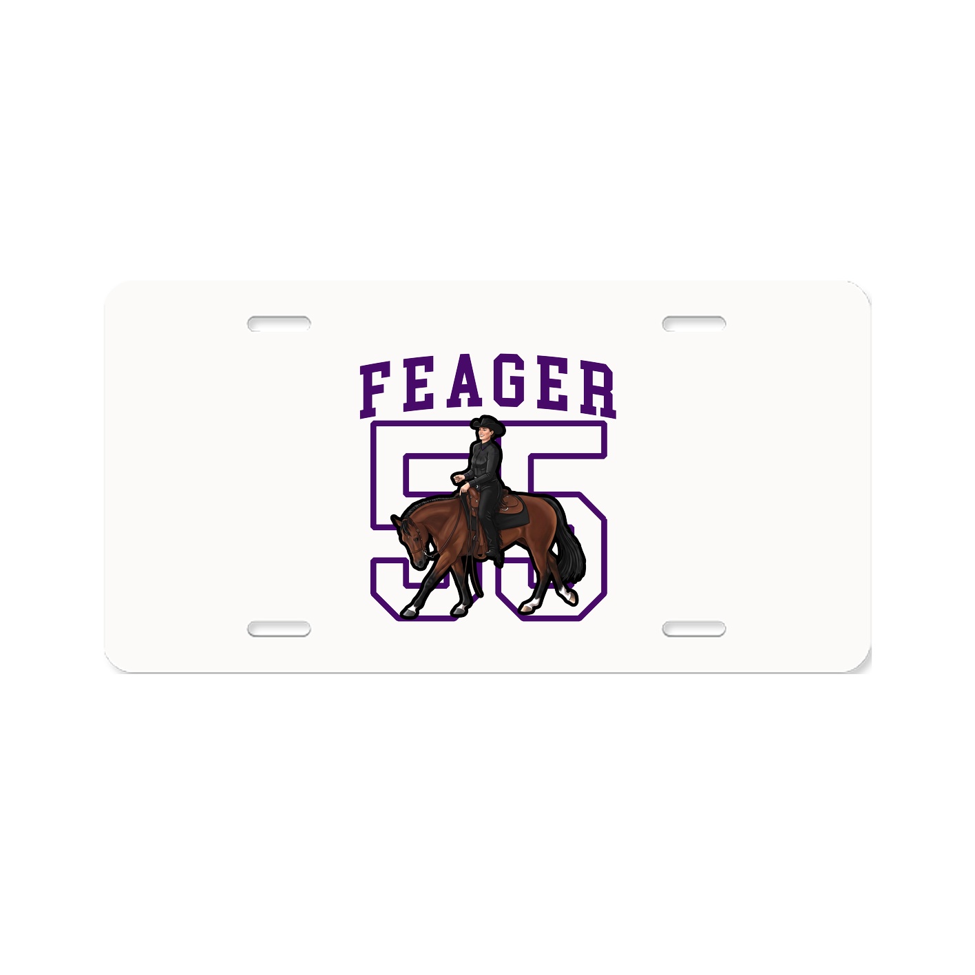License Plate — Shirsey in Classic