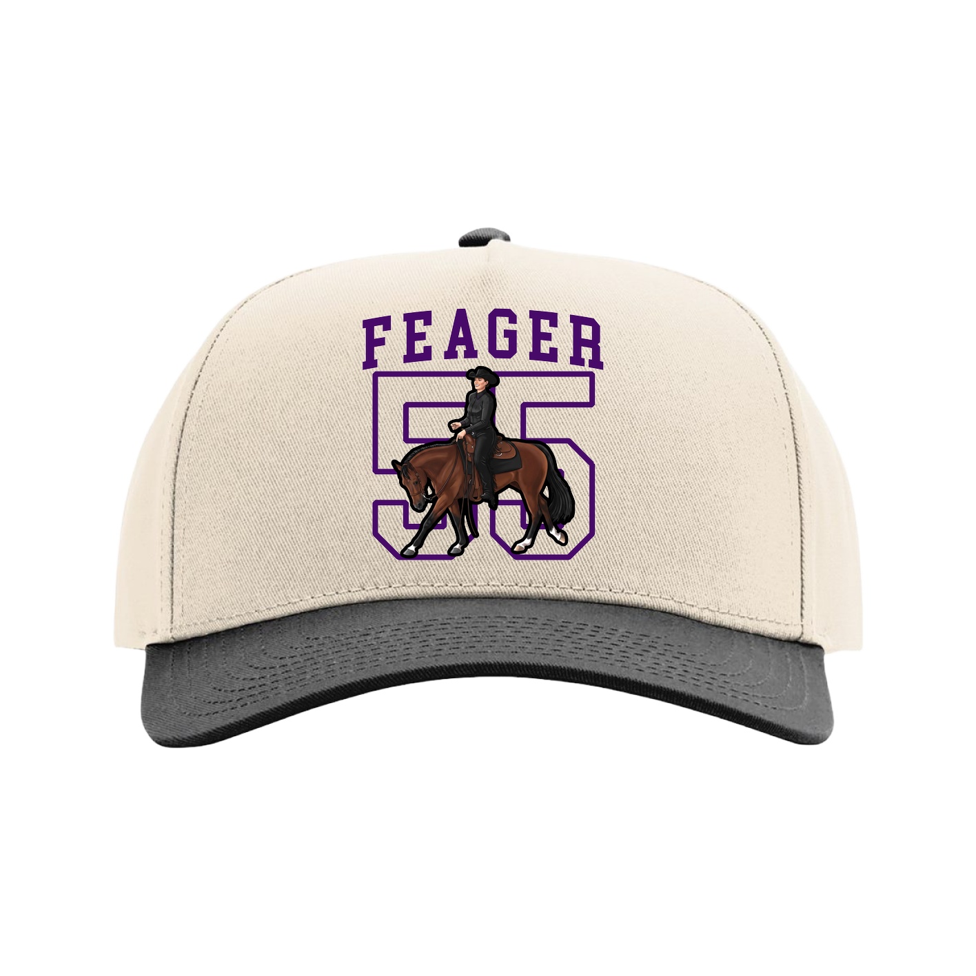 Full Fabric Five-Panel Champ Cap