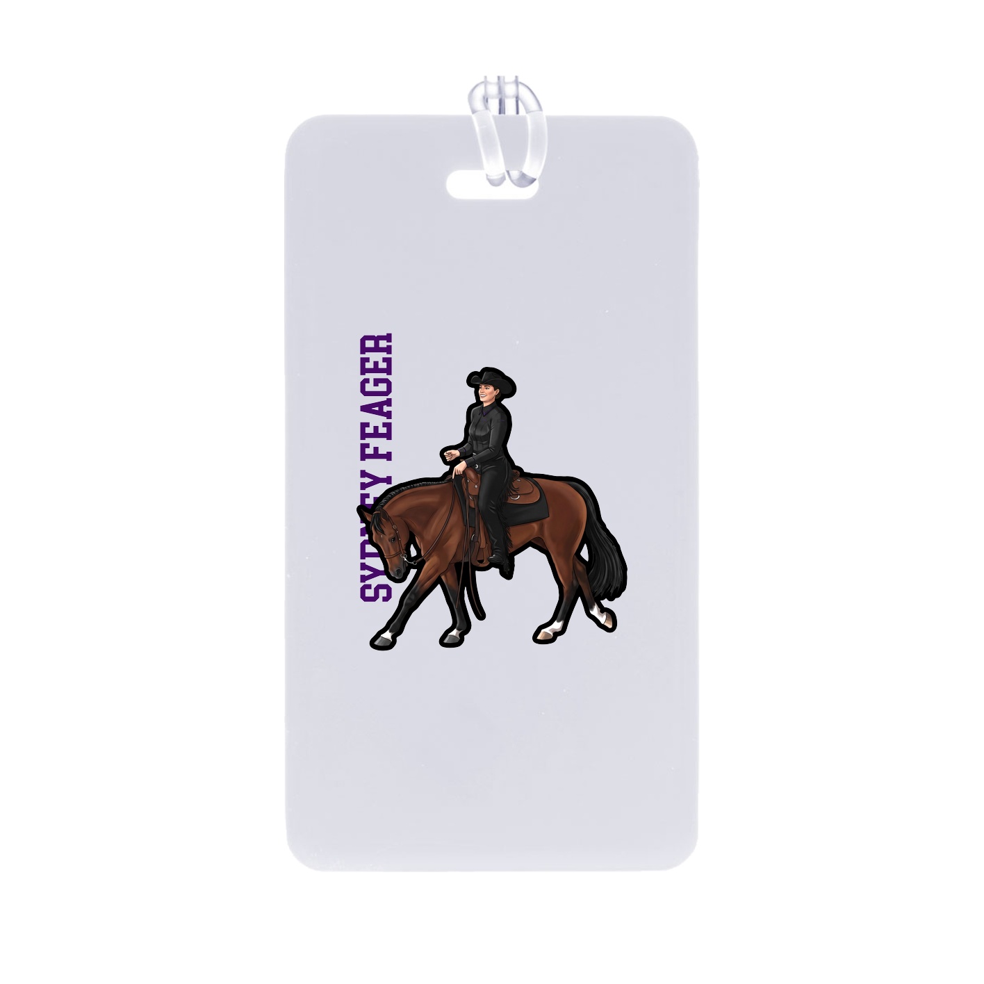Bag Tag — Name Vertical in Classic