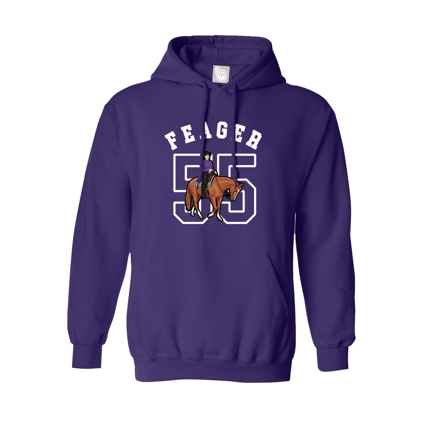 Hoodie — Shirsey Arch in Purple