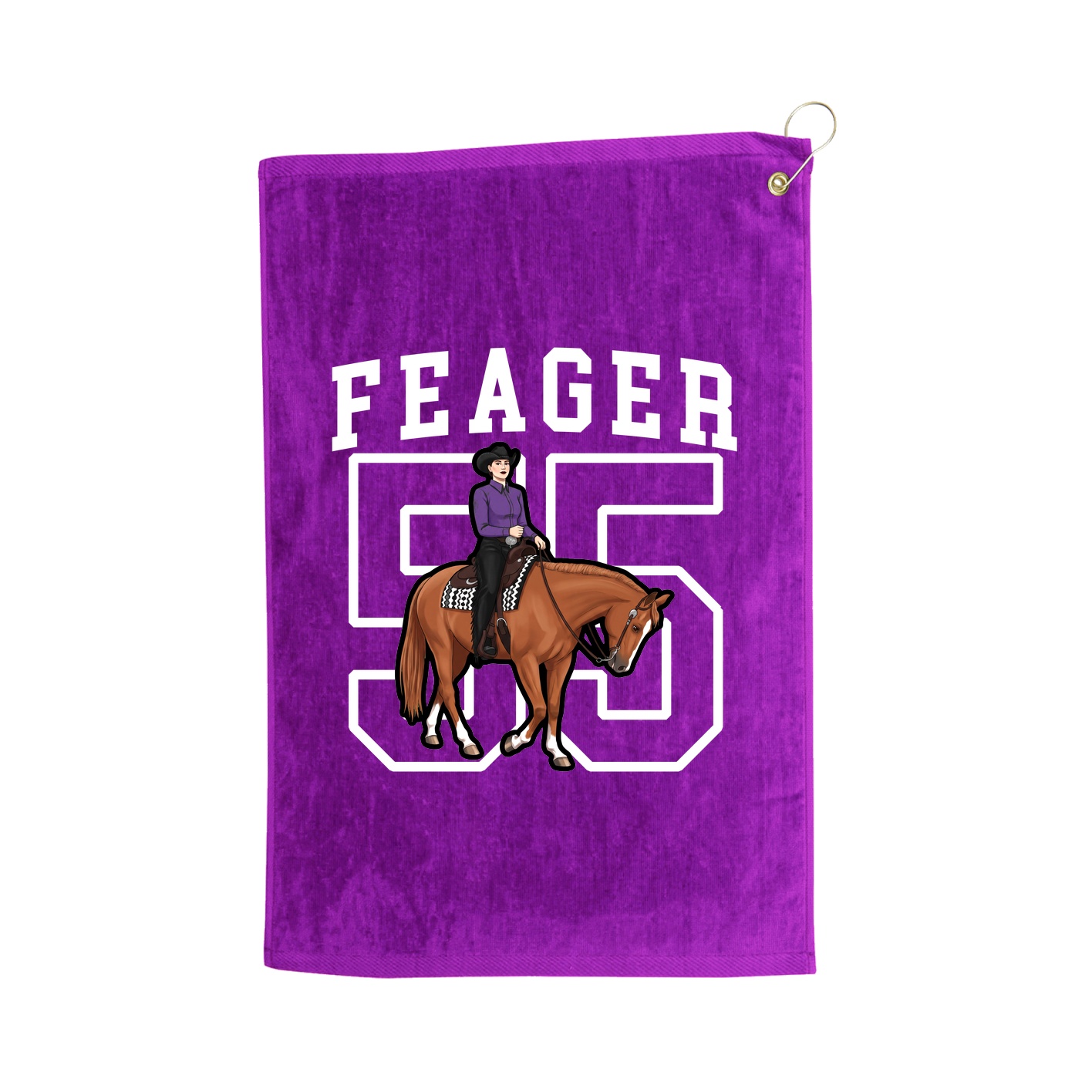 Golf Towel — Shirsey in Purple