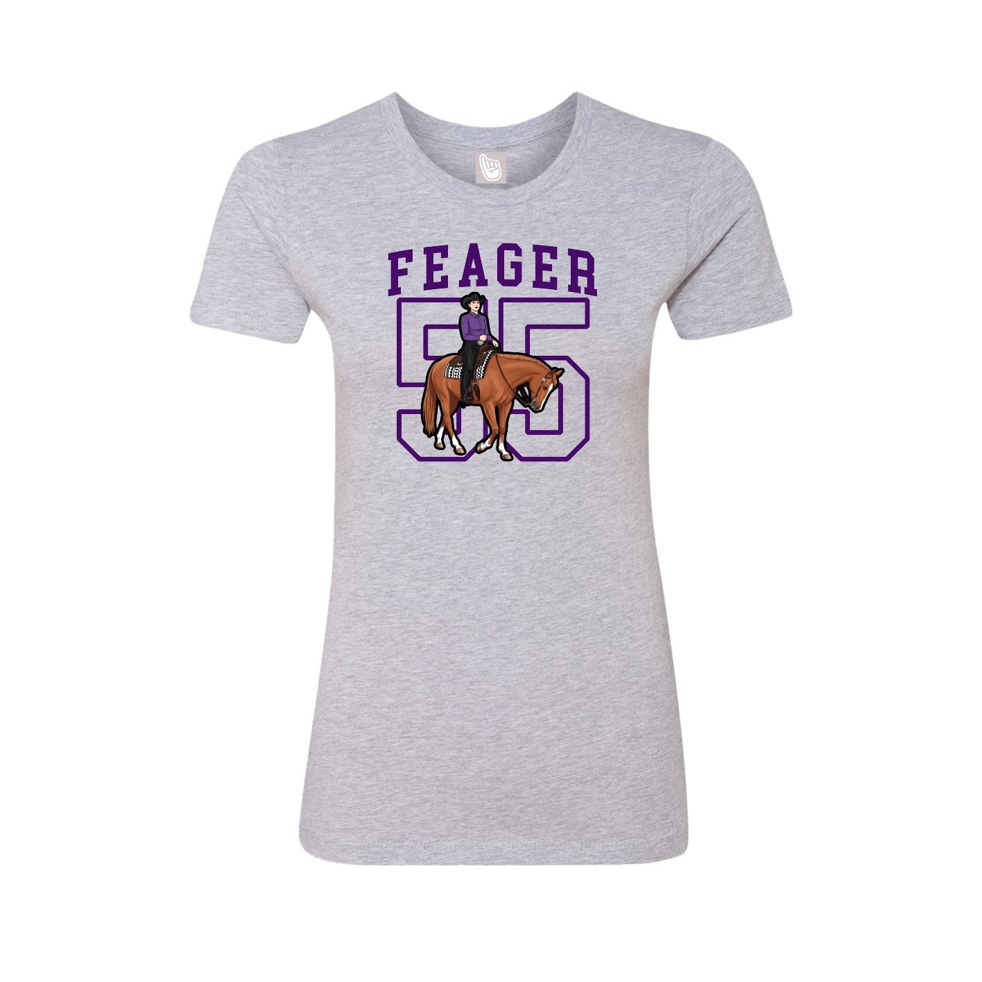 Fitted Women's Tee — Shirsey in Grey