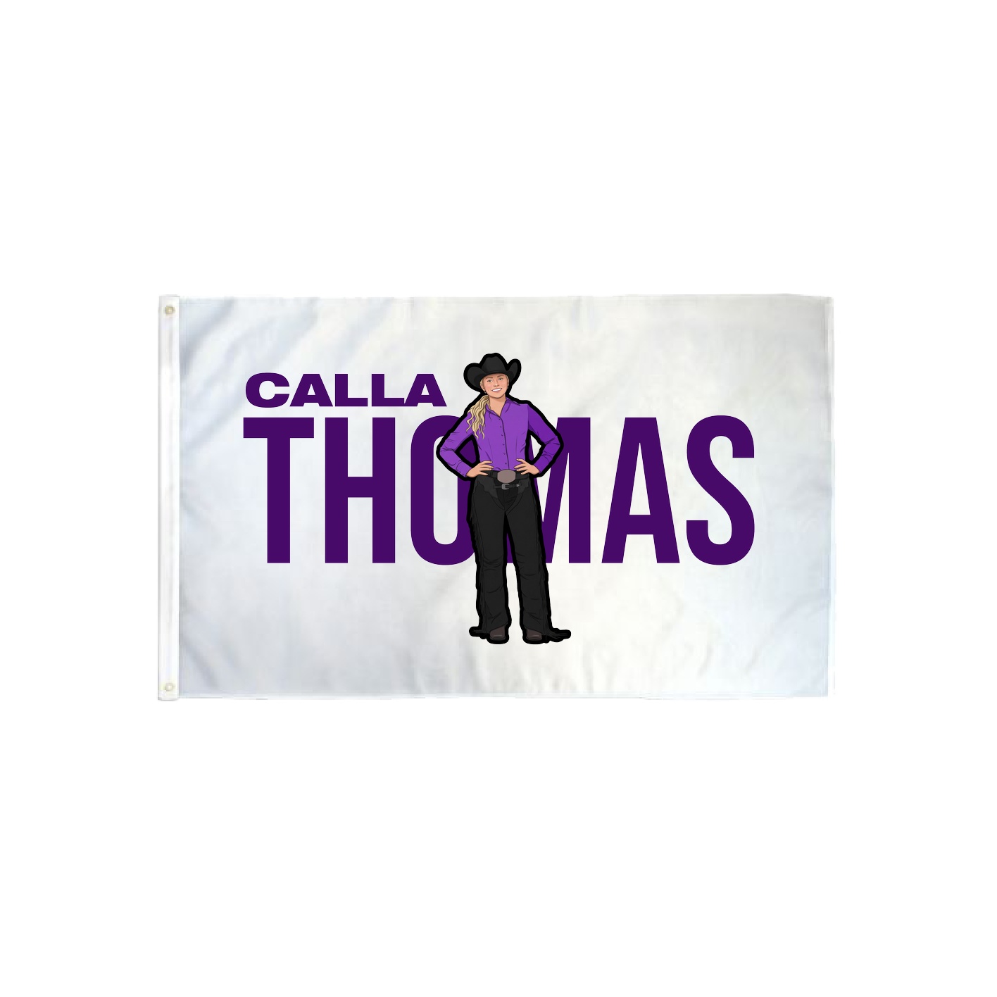 3x5 Flag — Player Name in Classic