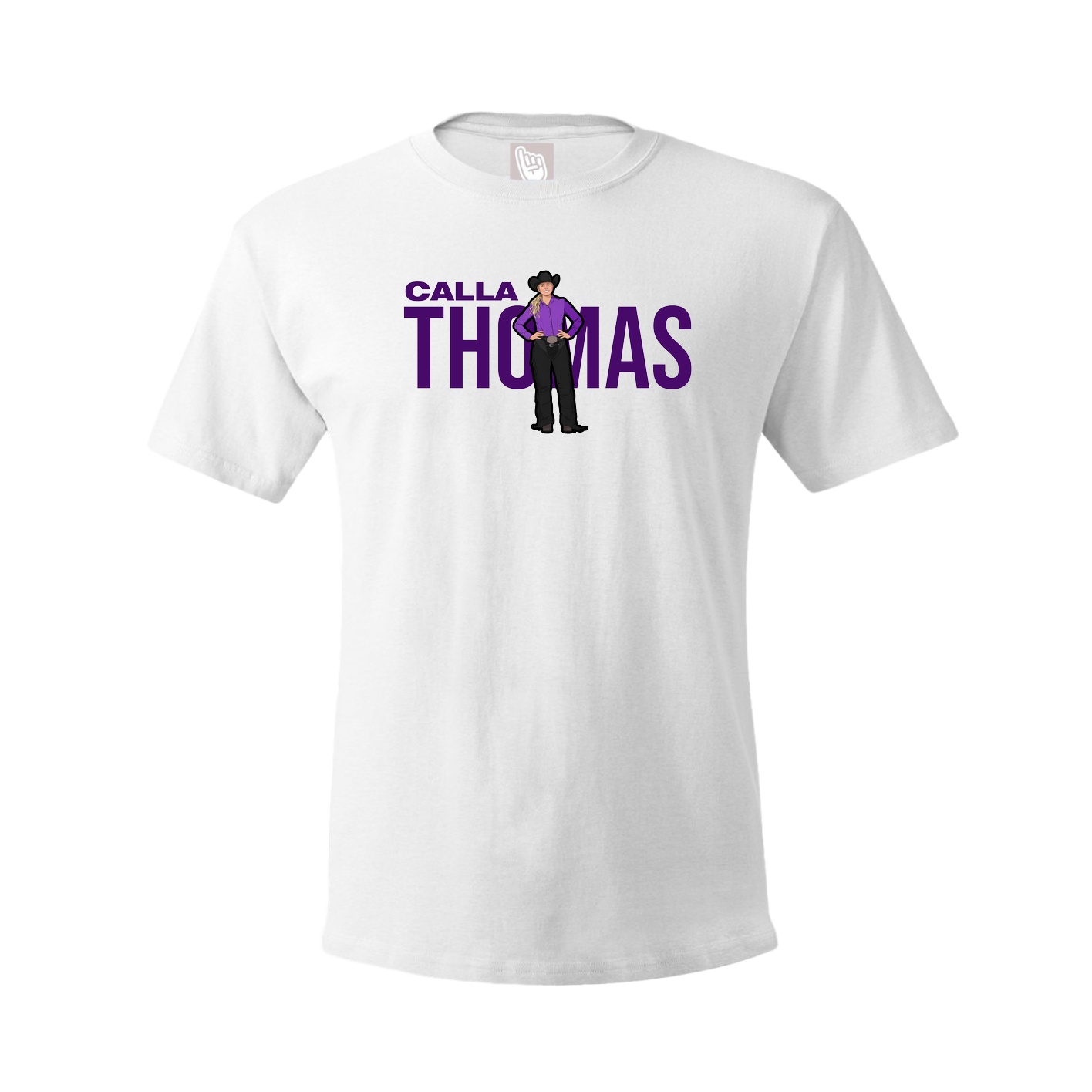 Youth Tee — Player Name in White