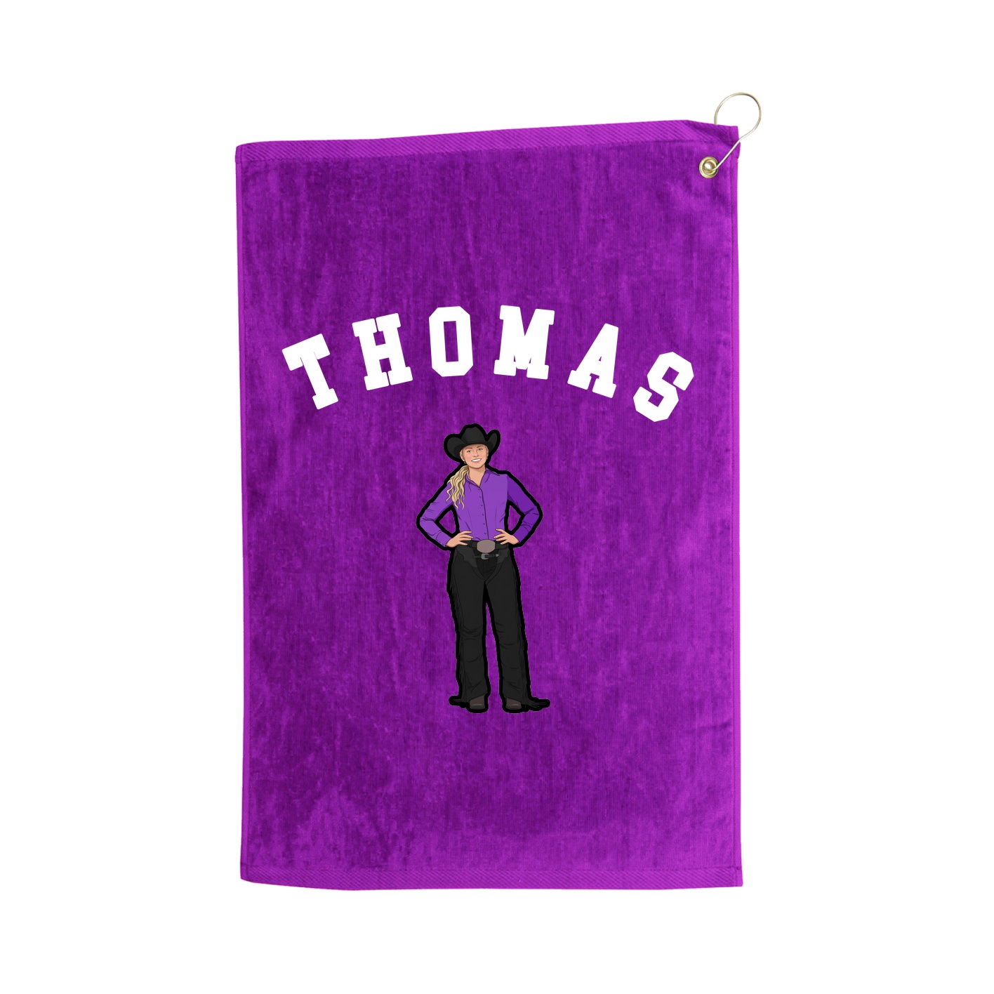 Golf Towel — Shirsey Arch in Purple