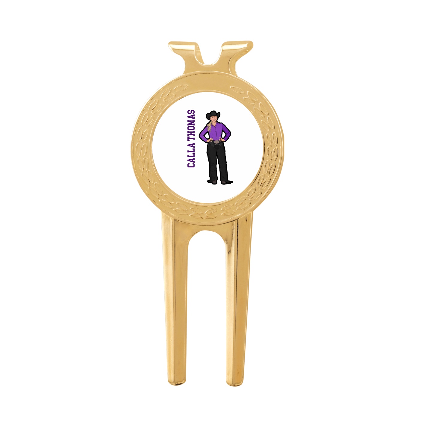 Divot Tool with Ball Marker — Name Vertical in Classic