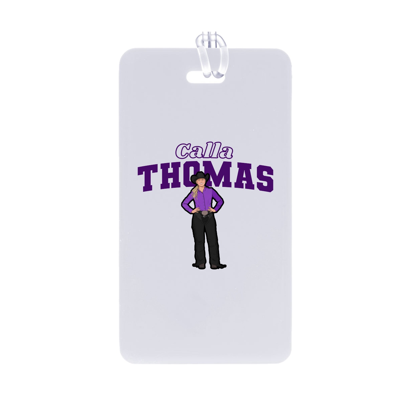 Bag Tag — Name Arch in Classic